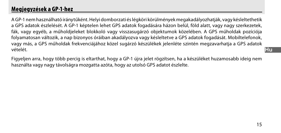 Megjegyzések a gp-1-hez | Nikon GP-1-DSLR User Manual | Page 287 / 418
