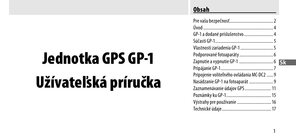 Jednotka gps gp-1 užívateľská príručka | Nikon GP-1-DSLR User Manual | Page 291 / 418