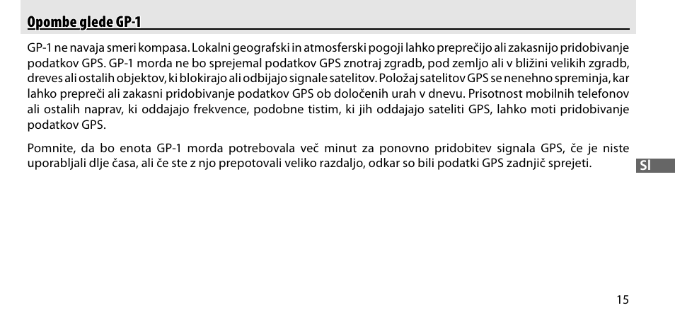 Opombe glede gp-1 | Nikon GP-1-DSLR User Manual | Page 323 / 418