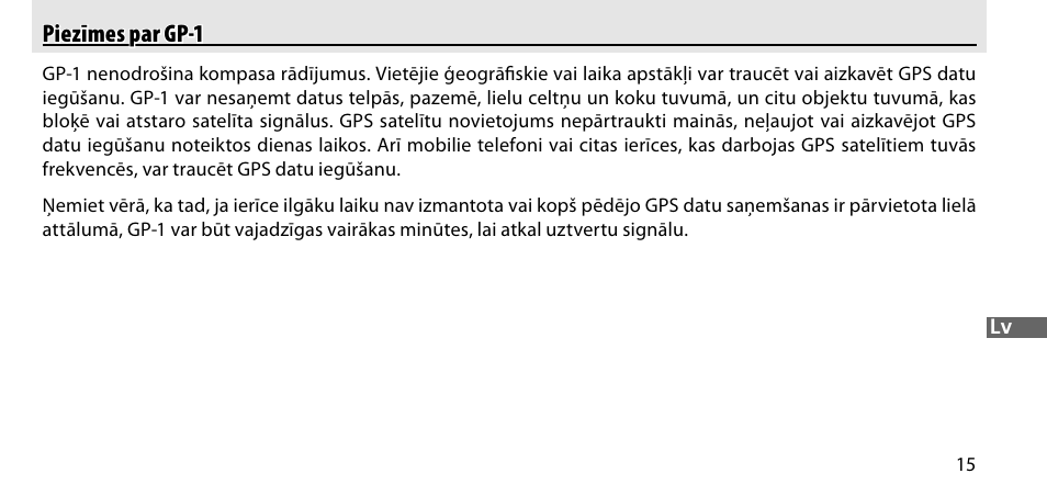 Piezīmes par gp-1 | Nikon GP-1-DSLR User Manual | Page 359 / 418