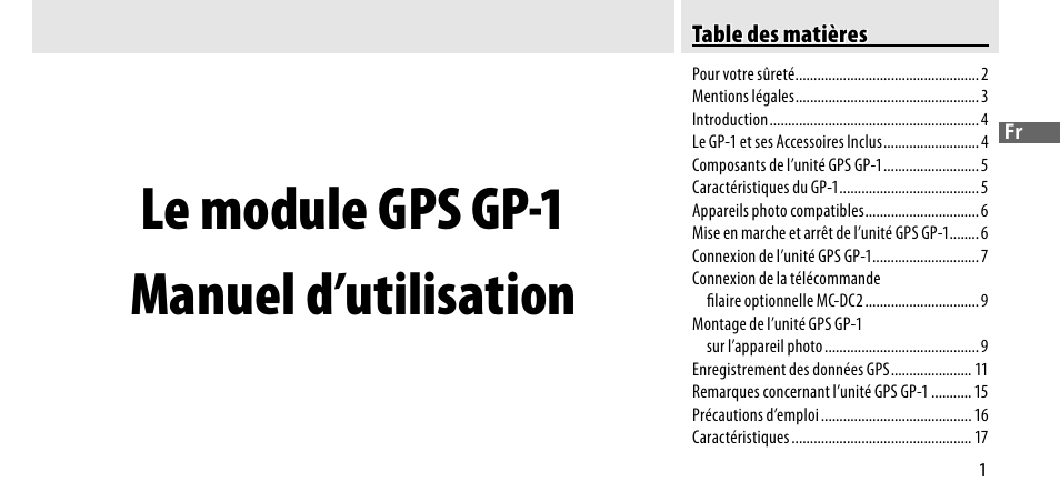 Le module gps gp-1 manuel d’utilisation | Nikon GP-1-DSLR User Manual | Page 39 / 418