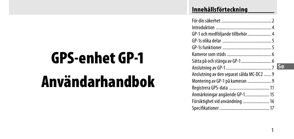 Gps-enhet gp-1 användarhandbok | Nikon GP-1-DSLR User Manual | Page 93 / 418