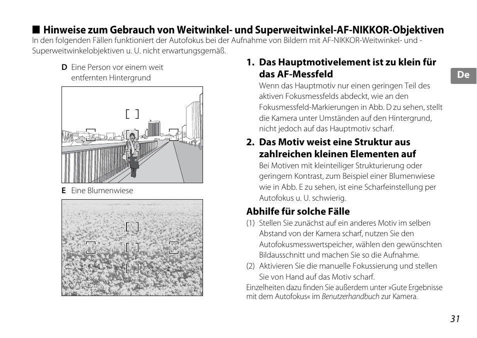 Abhilfe für solche fälle | Nikon 18-200mm-f-35-56G-ED-AF-S-VR-II-DX User Manual | Page 31 / 148