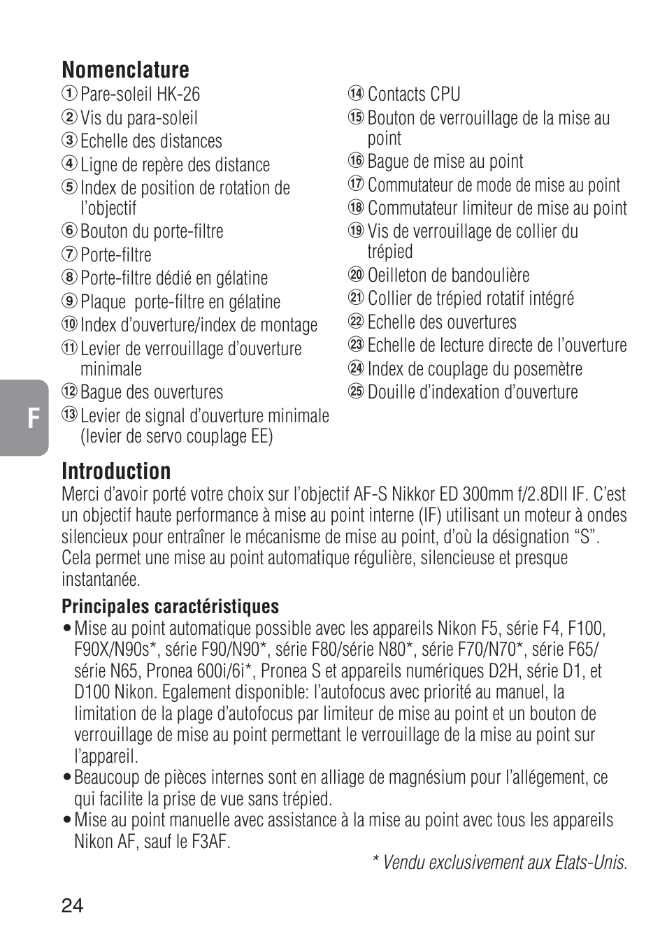 Nikon 300mm-f-28D-IF-ED-AF-S-II-Nikkor User Manual | Page 24 / 56