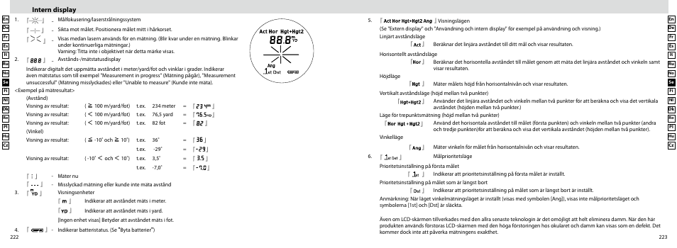 Intern display | Nikon Forestry User Manual | Page 112 / 229
