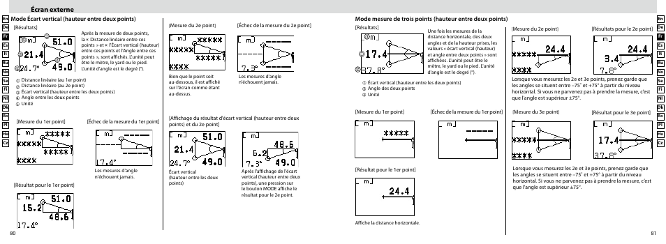 Écran externe | Nikon Forestry User Manual | Page 41 / 229