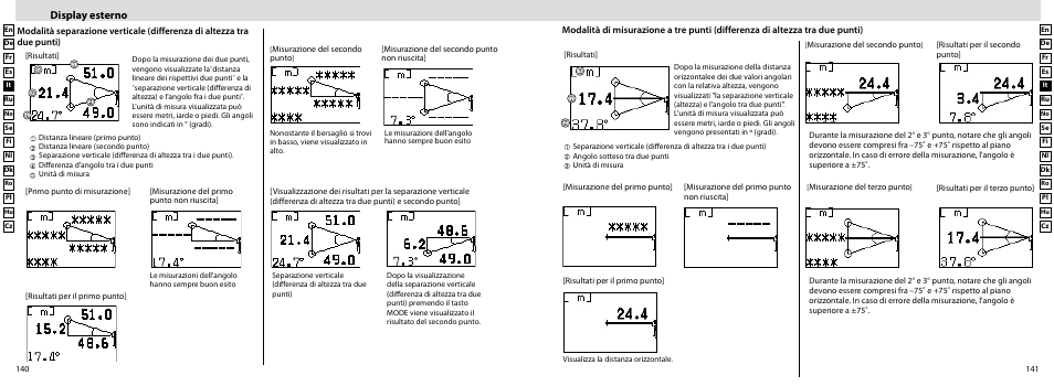 Display esterno | Nikon Forestry User Manual | Page 71 / 229