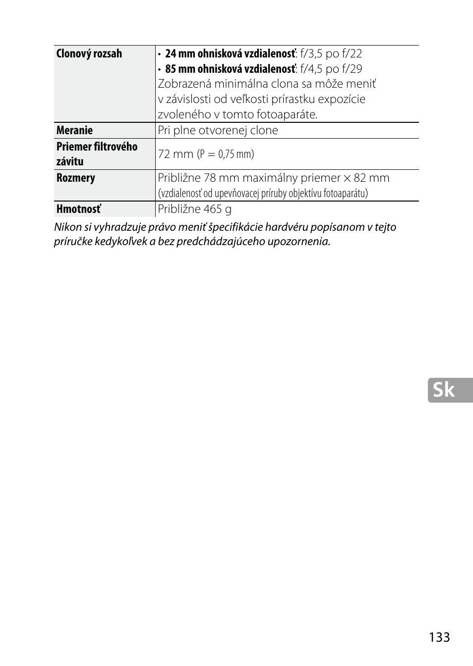 Nikon 24-85mm-f-35-45G-ED-VR-AF-S-Nikkor User Manual | Page 133 / 220