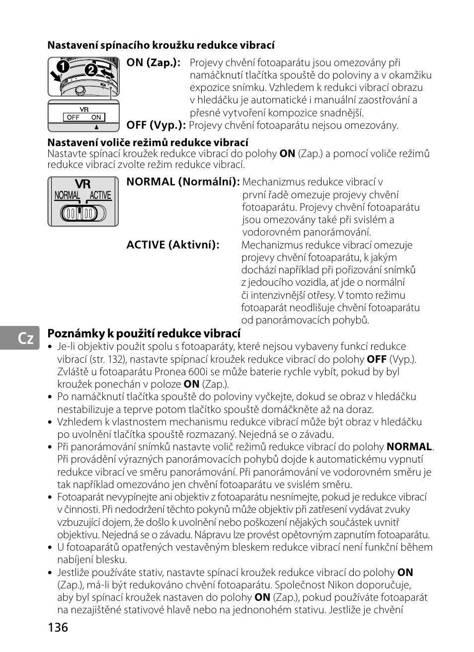 Jp en de fr es se ru nl it cz ch kr | Nikon 300mm-f-28G-ED-AF-S-VR-II-Nikkor User Manual | Page 136 / 204