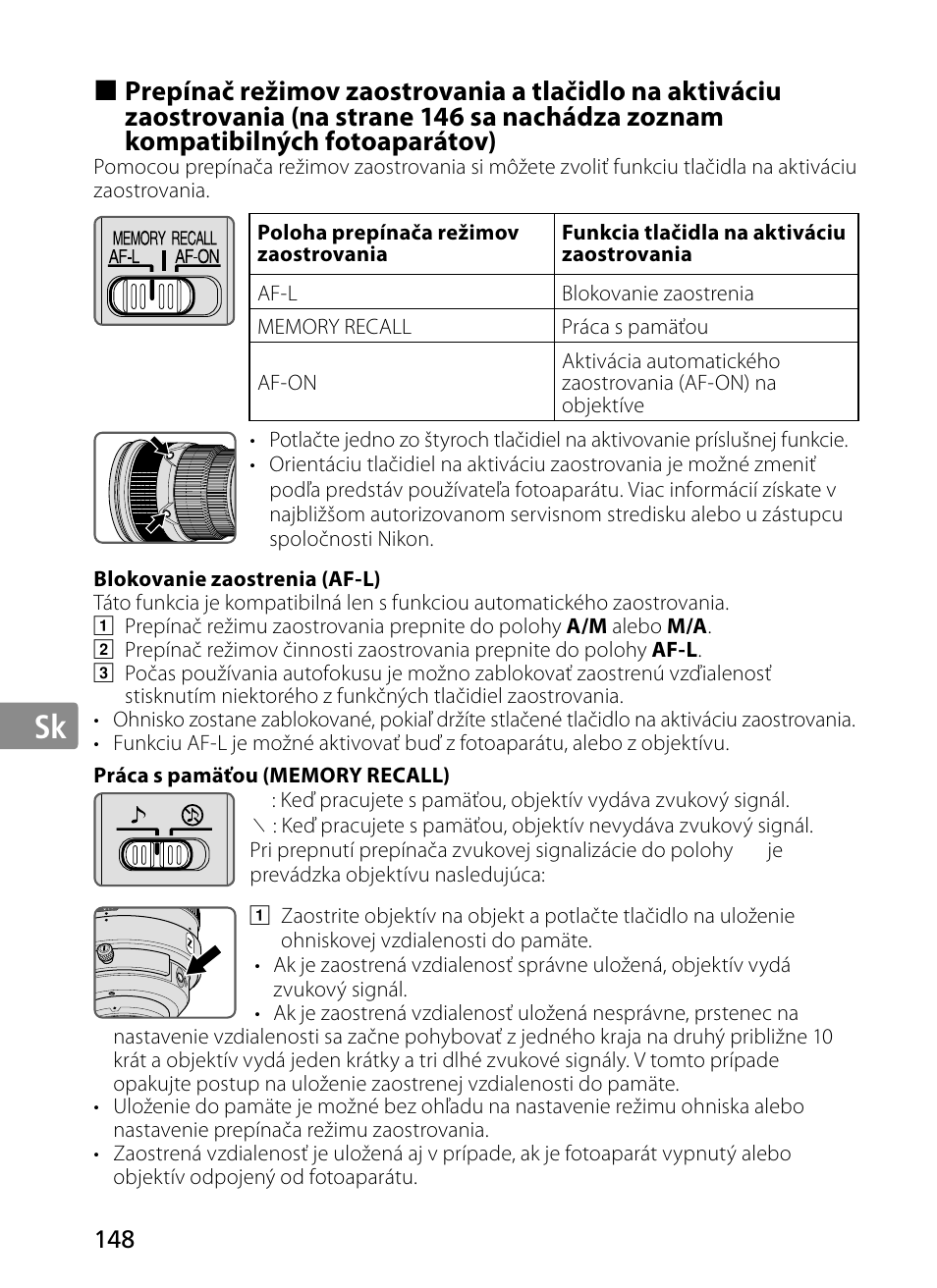 Jp en de fr es se ru nl it sk sk kr | Nikon 300mm-f-28G-ED-AF-S-VR-II-Nikkor User Manual | Page 148 / 204