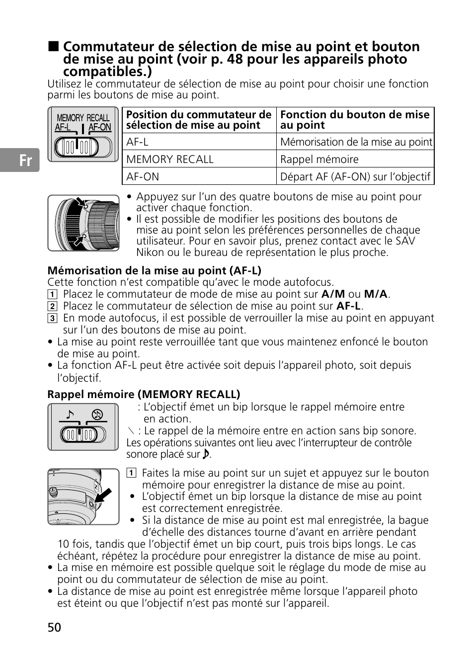 Jp en de fr es se ru nl it ck ch kr | Nikon 300mm-f-28G-ED-AF-S-VR-II-Nikkor User Manual | Page 50 / 204