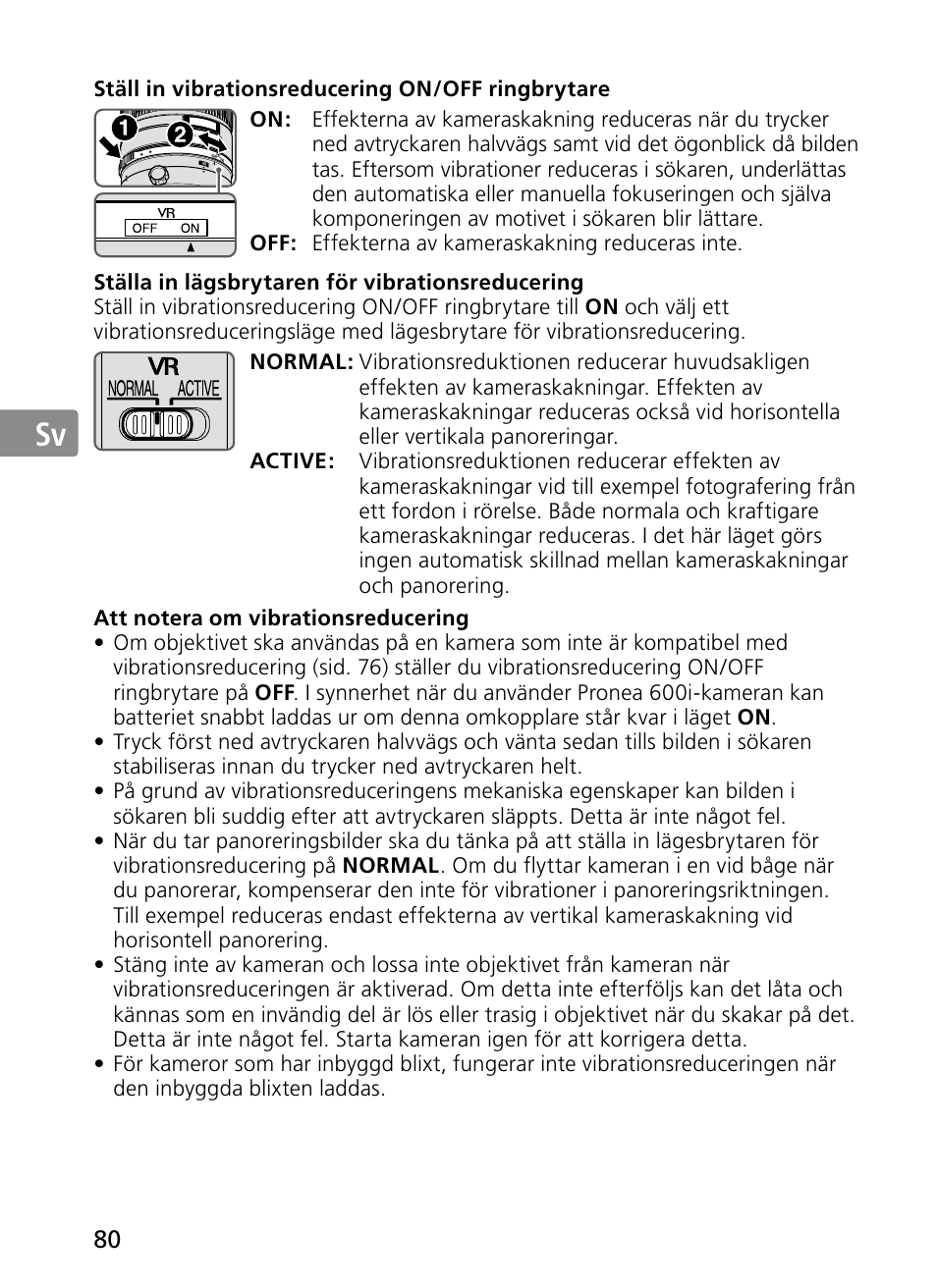 Jp en de fr es sv ru nl it ck ch kr | Nikon 300mm-f-28G-ED-AF-S-VR-II-Nikkor User Manual | Page 80 / 204