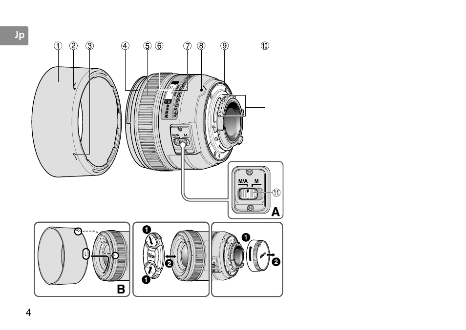 Nikon 50mm-f-14G-AF-S-Nikkor User Manual | Page 4 / 100