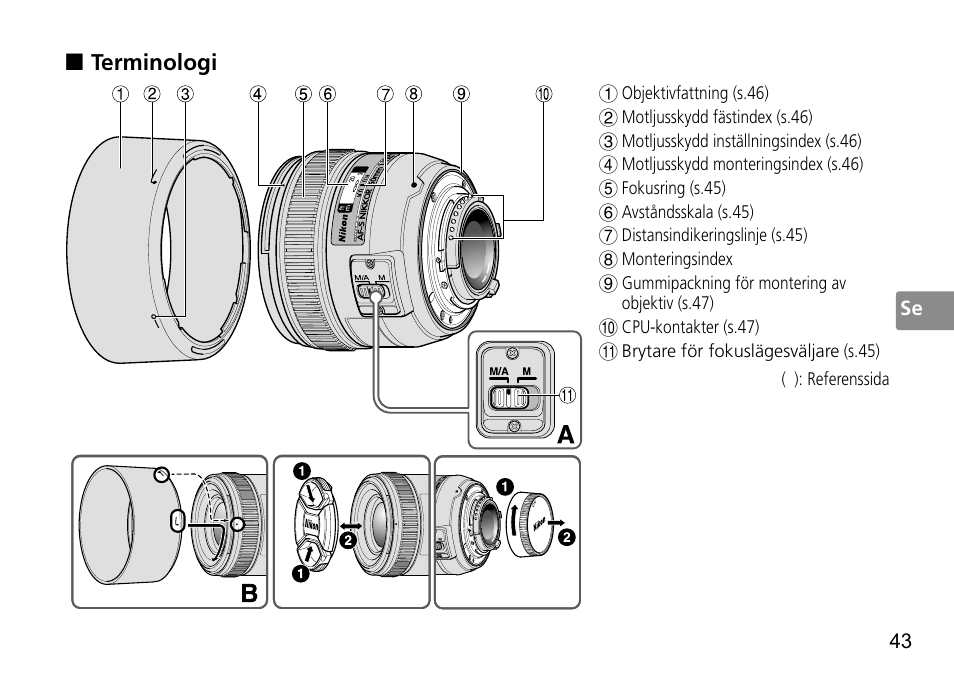 Nikon 50mm-f-14G-AF-S-Nikkor User Manual | Page 43 / 100