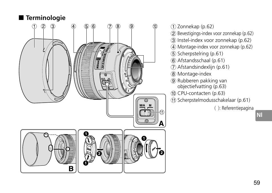 Nikon 50mm-f-14G-AF-S-Nikkor User Manual | Page 59 / 100