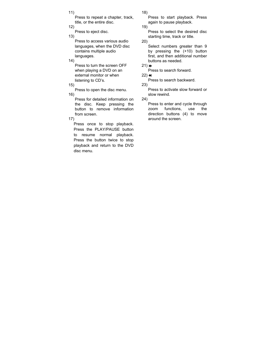 Audiovox D1750T User Manual | Page 12 / 32