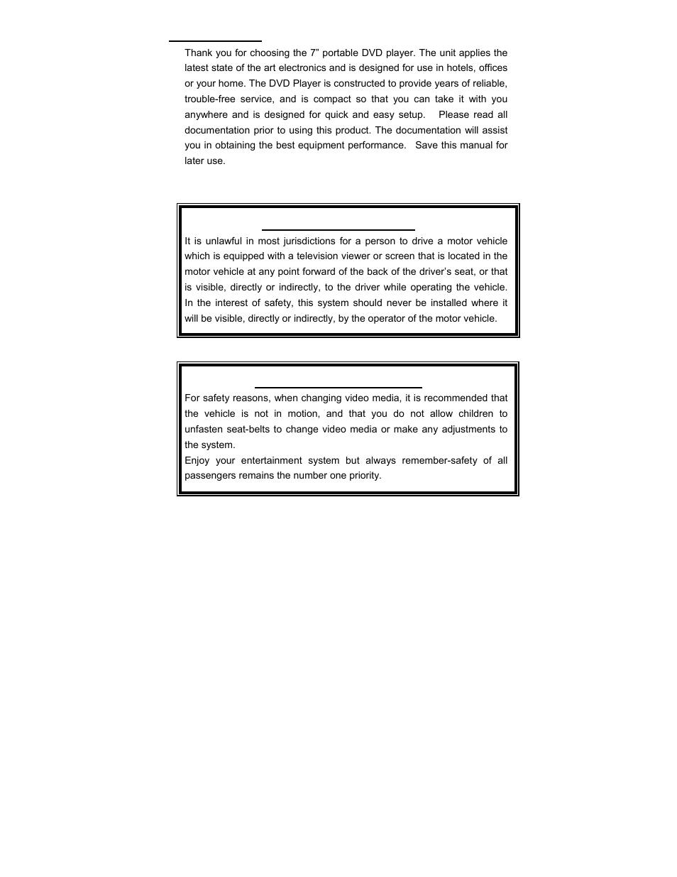 Important notice, Safety precaution | Audiovox D1750T User Manual | Page 2 / 32