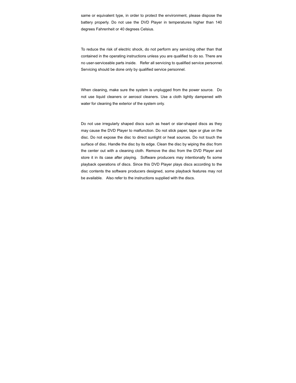 Audiovox D1750T User Manual | Page 4 / 32