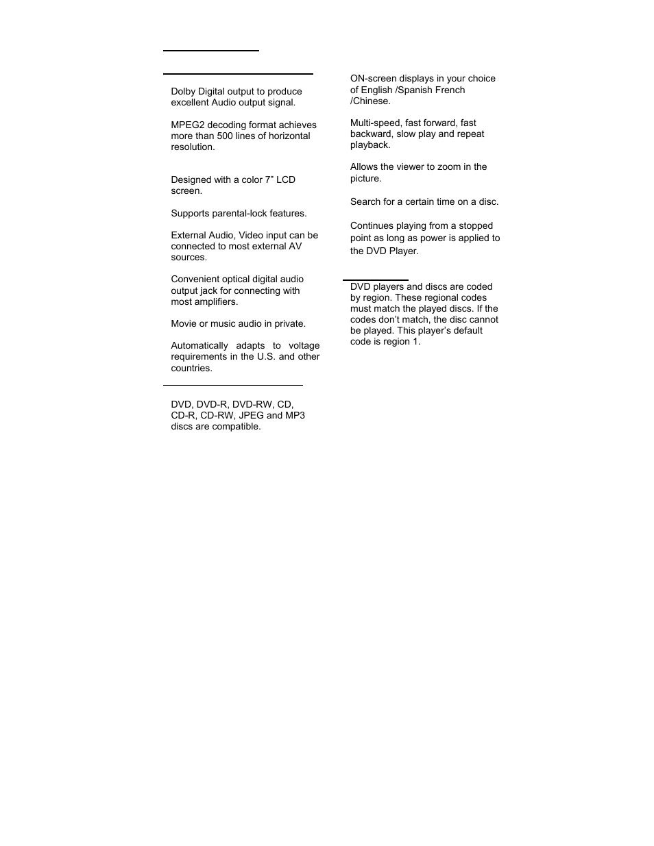 Audiovox D1750T User Manual | Page 8 / 32