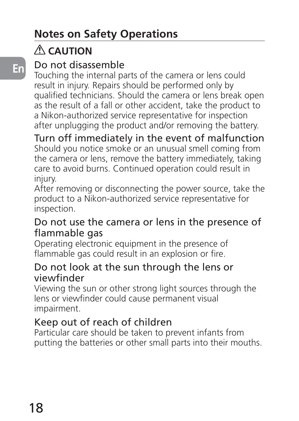 Nikon 24mm-f-35D-PC-E-Nikkor User Manual | Page 18 / 236