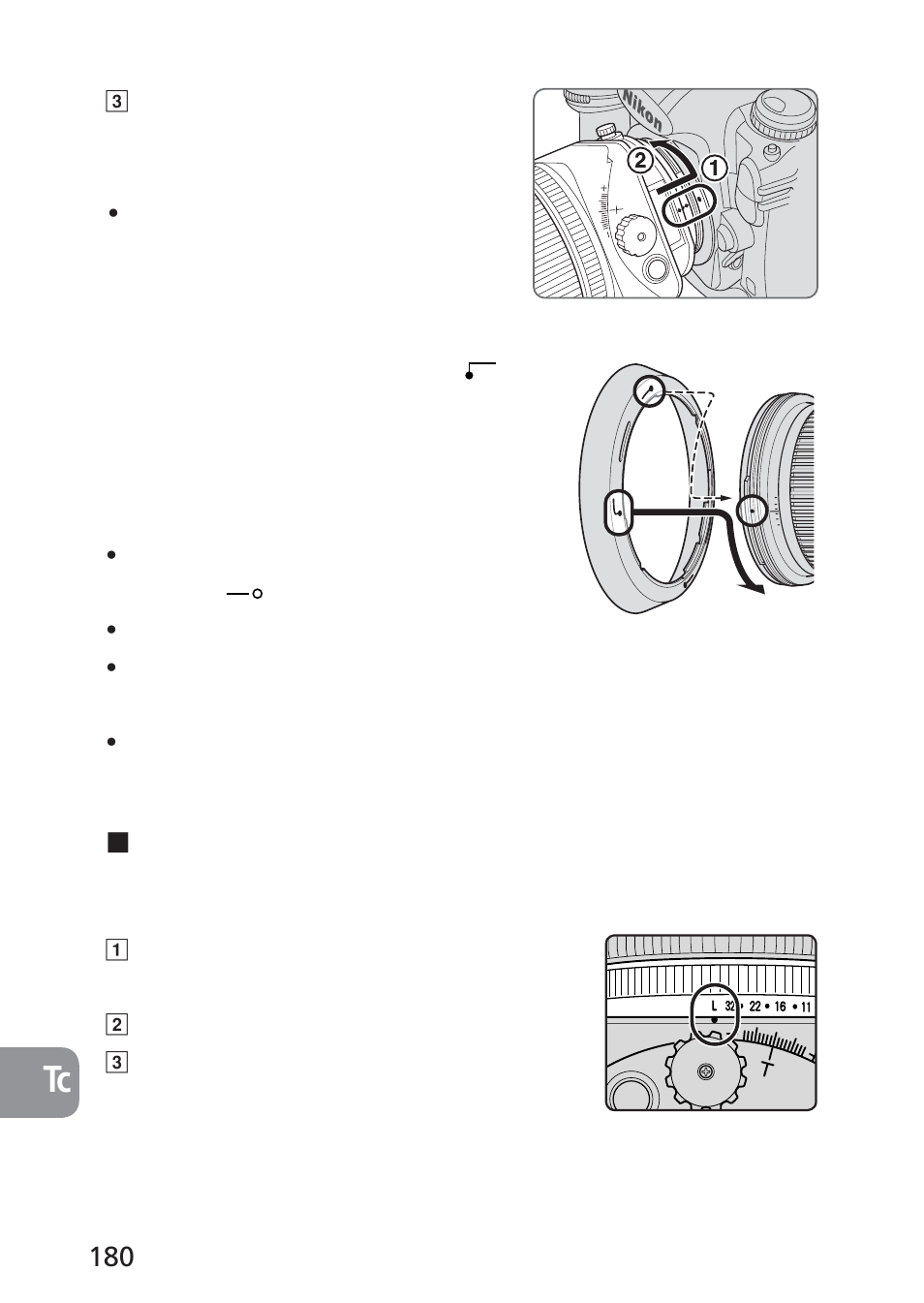 使用卡口式遮光罩 hb-41, 決定曝光 | Nikon 24mm-f-35D-PC-E-Nikkor User Manual | Page 180 / 236