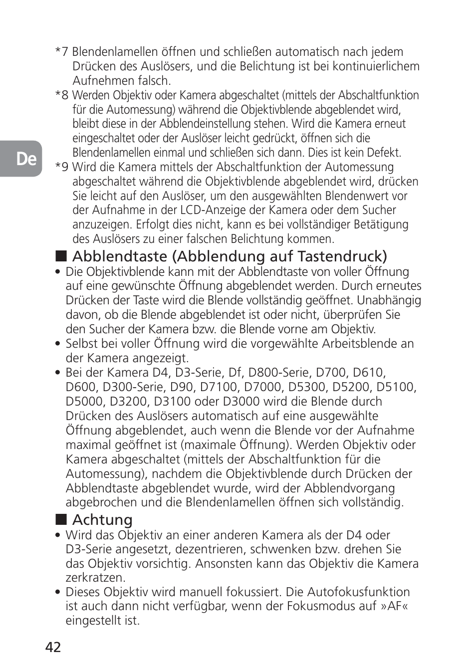 Nikon 24mm-f-35D-PC-E-Nikkor User Manual | Page 42 / 236