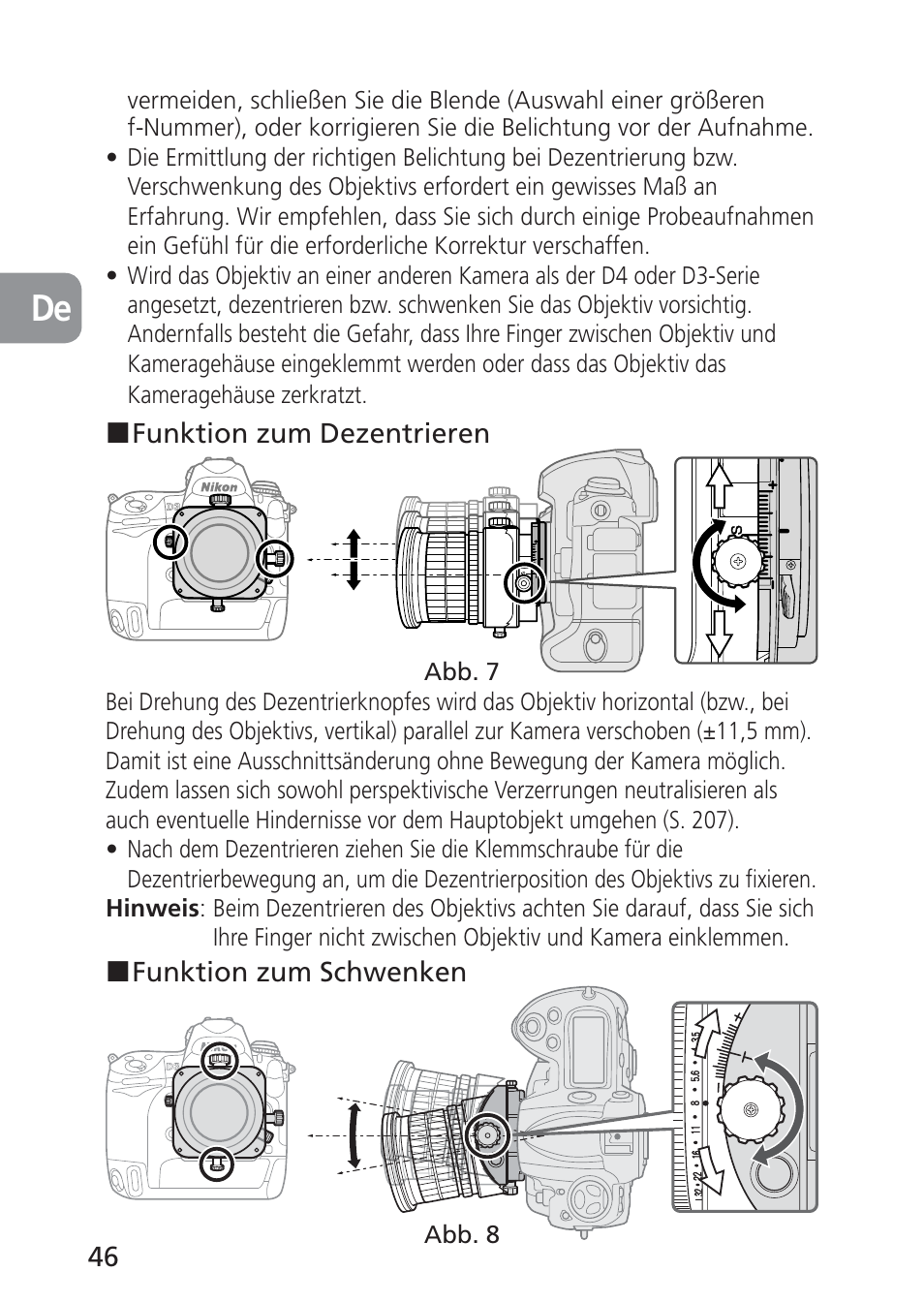 Nikon 24mm-f-35D-PC-E-Nikkor User Manual | Page 46 / 236