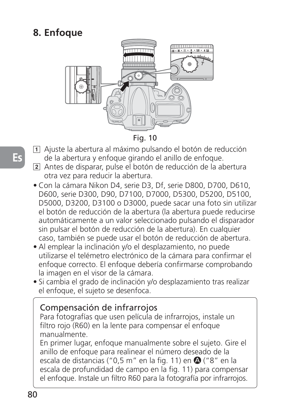 Enfoque | Nikon 24mm-f-35D-PC-E-Nikkor User Manual | Page 80 / 236