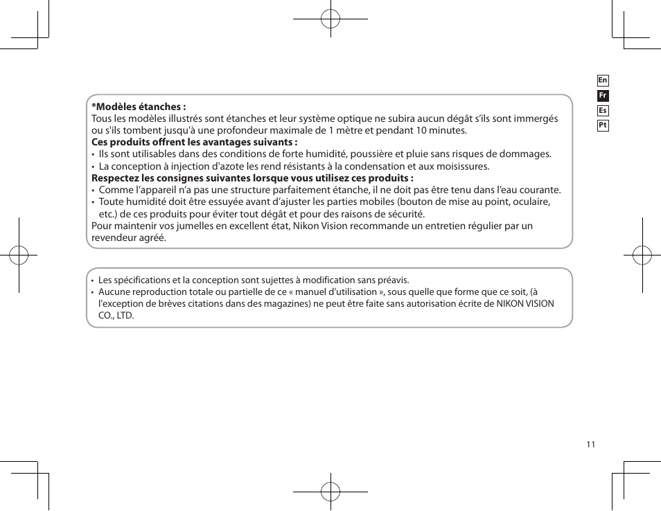 Nikon PROSTAFF User Manual | Page 11 / 20