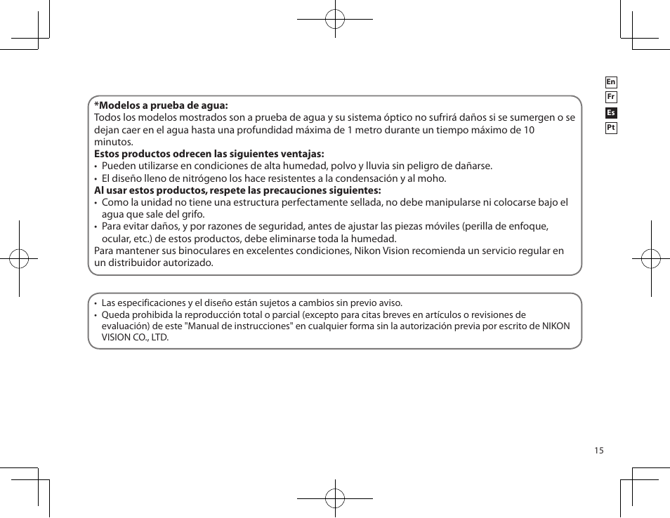 Nikon PROSTAFF User Manual | Page 15 / 20
