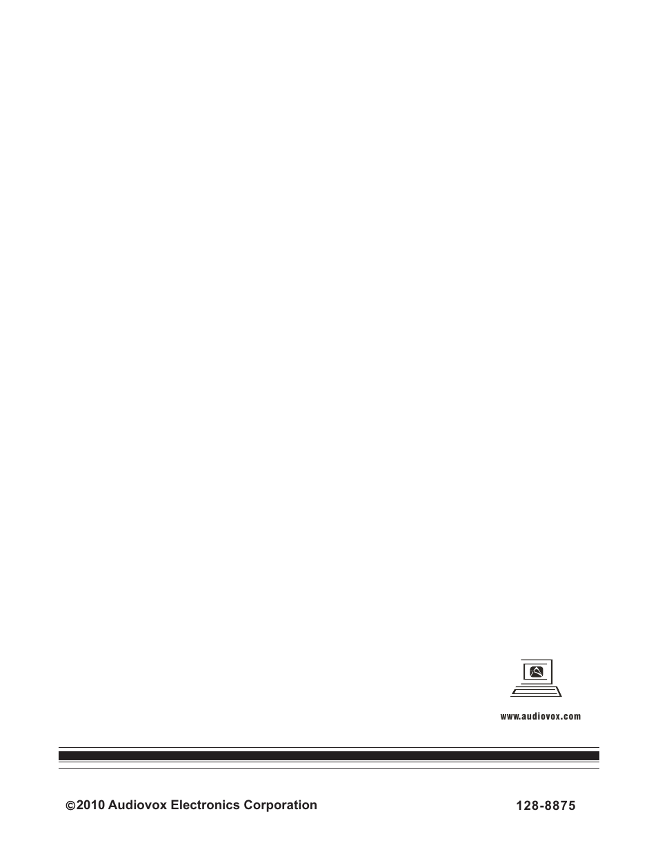 Audiovox D705 User Manual | Page 12 / 12