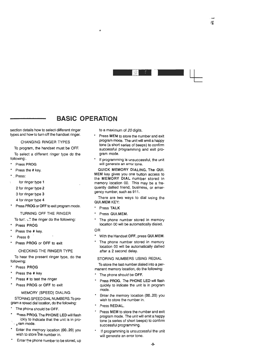 Basic operation | Audiovox DST 961 User Manual | Page 10 / 16