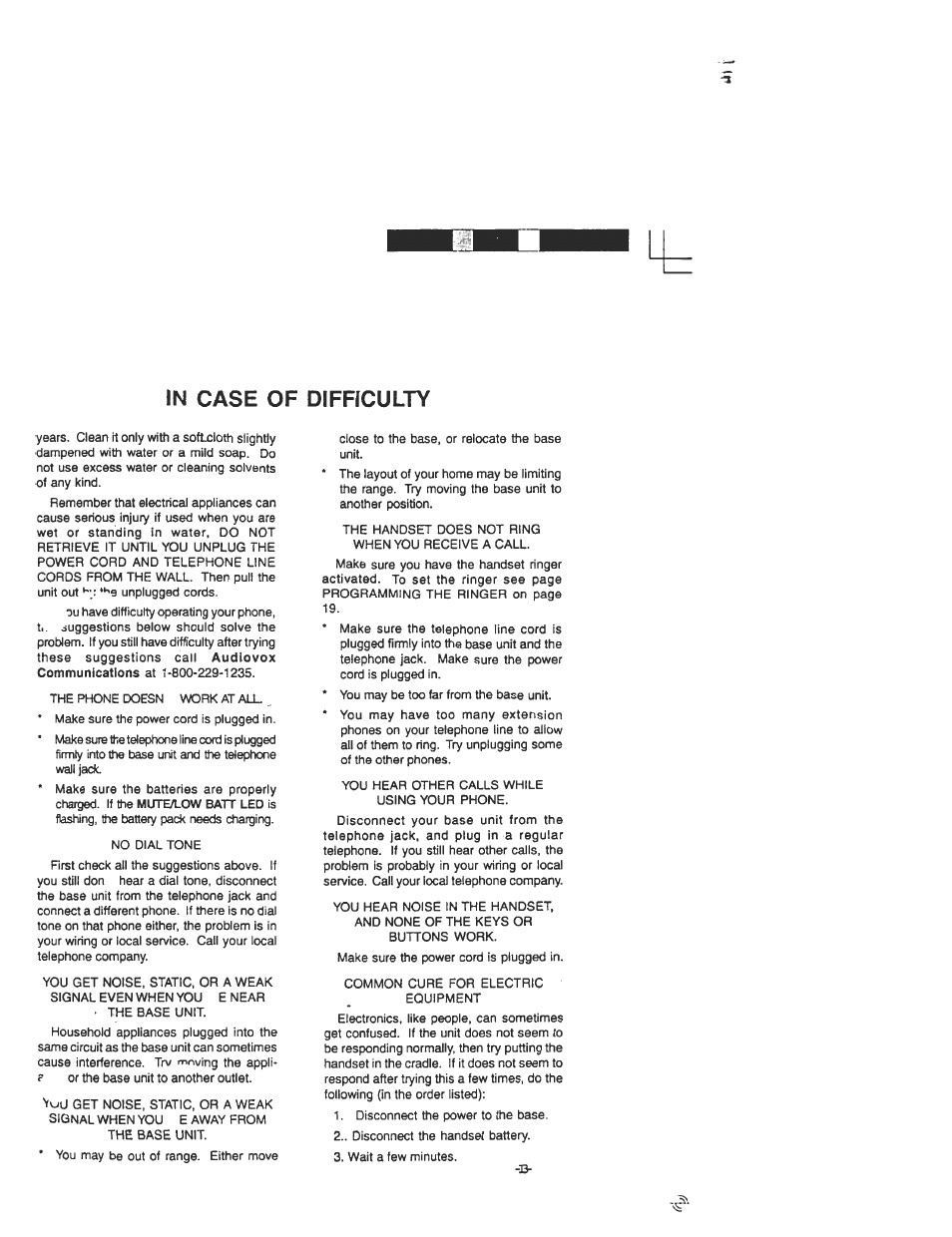 Audiovox DST 961 User Manual | Page 14 / 16