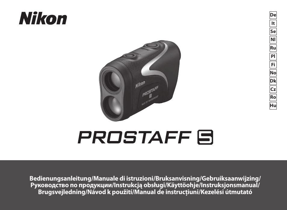 Nikon PROSTAFF User Manual | 99 pages
