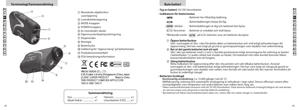 Nikon PROSTAFF User Manual | Page 22 / 99