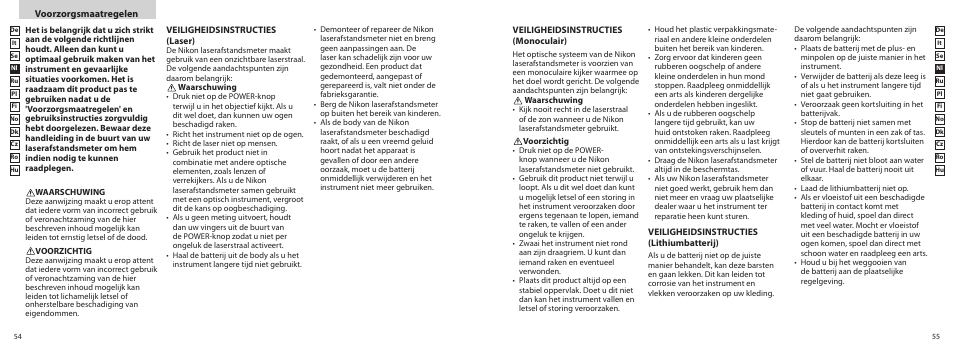 Nikon PROSTAFF User Manual | Page 28 / 99