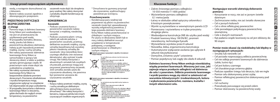 Nikon PROSTAFF User Manual | Page 45 / 99