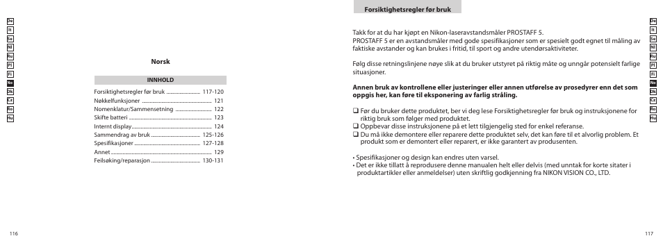 Nikon PROSTAFF User Manual | Page 59 / 99