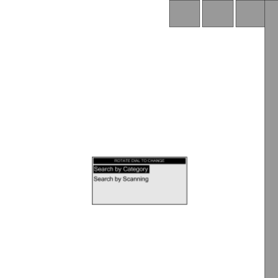 Search mode | Audiovox Satellite Radio Receiver User Manual | Page 27 / 64