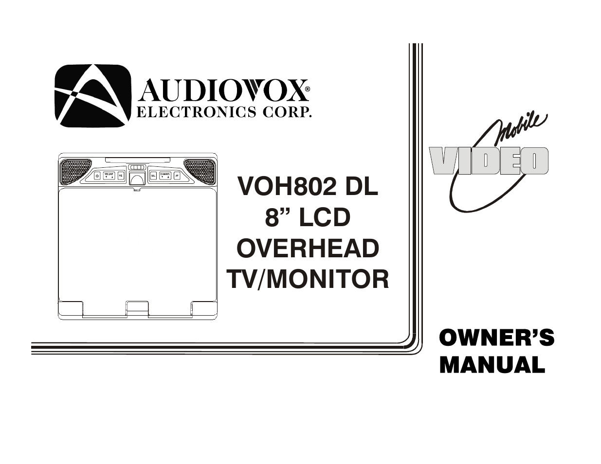 Audiovox VOH802 User Manual | 16 pages