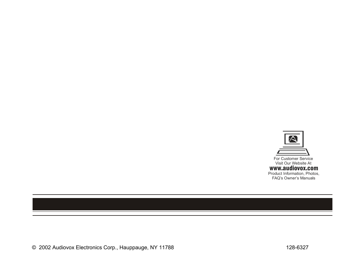 Audiovox VOH802 User Manual | Page 16 / 16