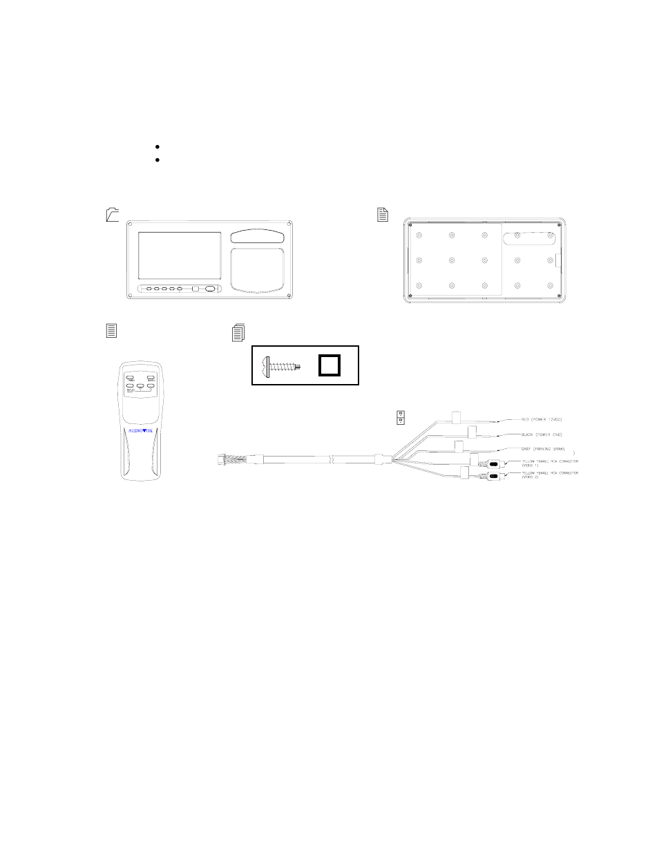 Materials included in this package, Ools required | Audiovox MMSV58 User Manual | Page 3 / 10