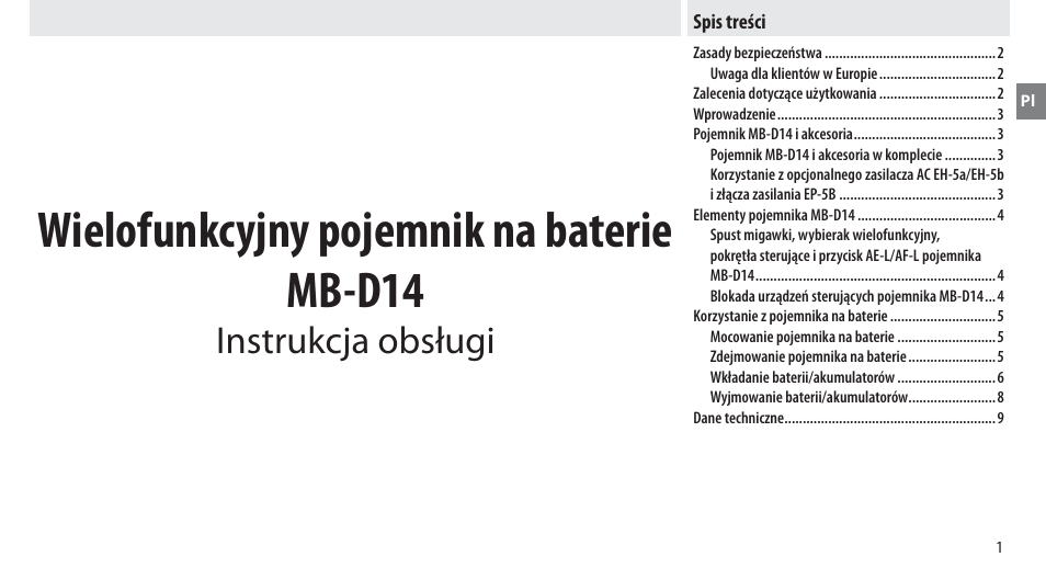 Nikon MB-D14 User Manual | Page 135 / 244