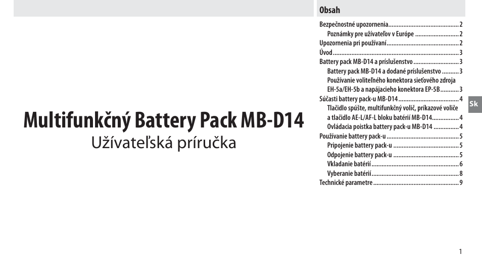 Nikon MB-D14 User Manual | Page 165 / 244