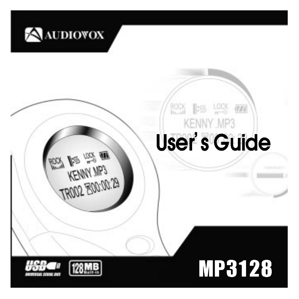 Audiovox MP3128 User Manual | Page 2 / 44
