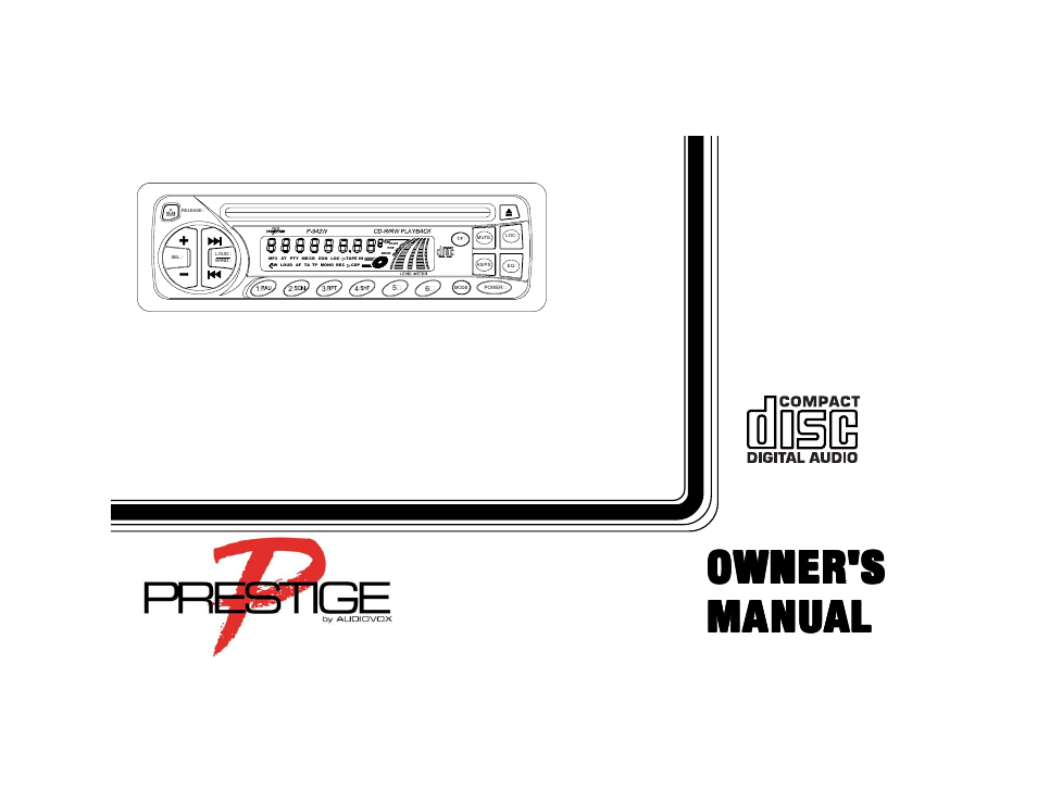 Audiovox P-942 User Manual | 12 pages