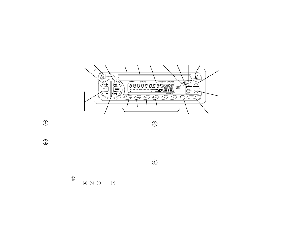 Operating instructions | Audiovox P-942 User Manual | Page 2 / 12