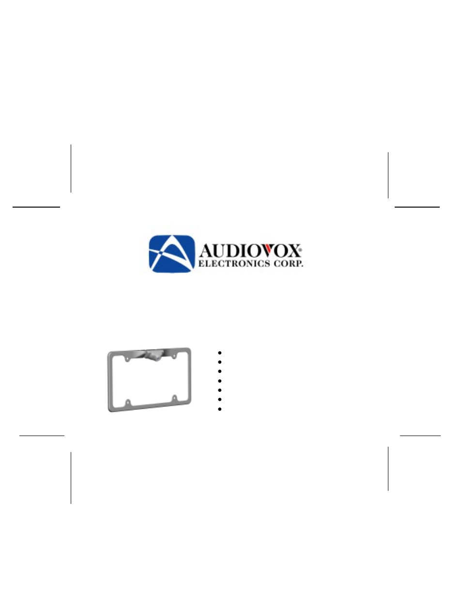 Audiovox CMOLF User Manual | 8 pages