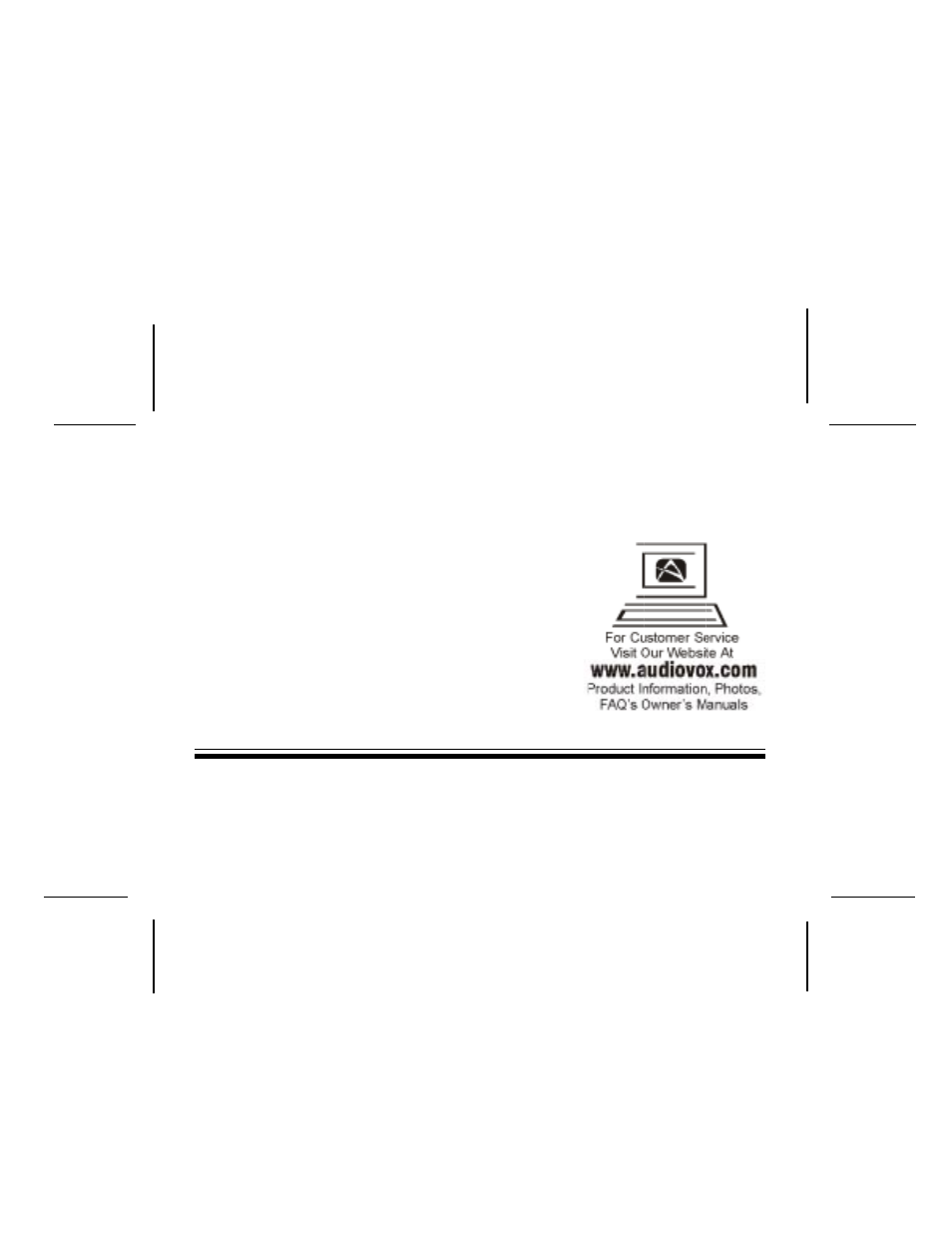 Audiovox CMOLF User Manual | Page 8 / 8