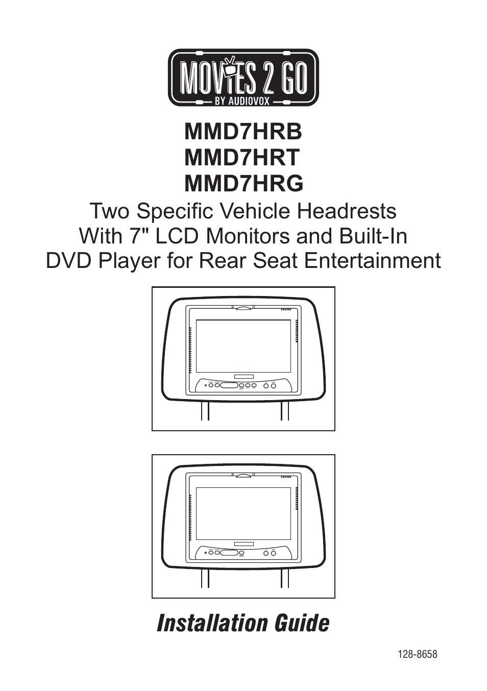 Audiovox MMD7HRG User Manual | 12 pages